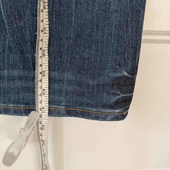 Esprit - Smart Straight Distressed Dark Blue Jeans - Size 32 - Picture 14 of 14